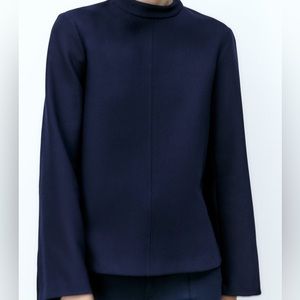 Zara Side Button Top